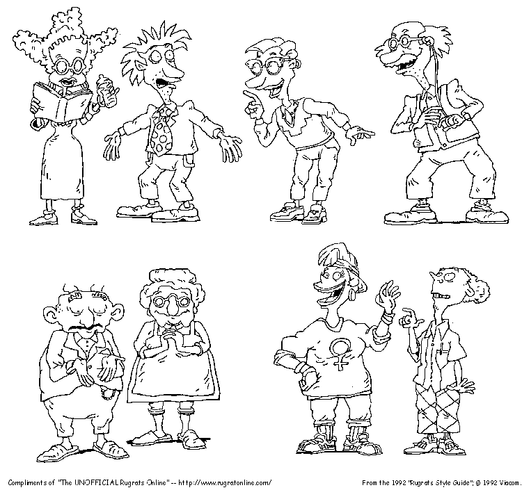 rugrats tommy coloring pages