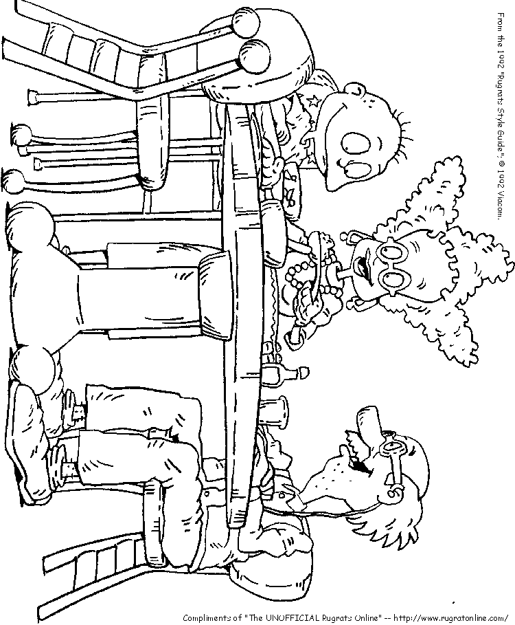 rugrats tommy coloring pages