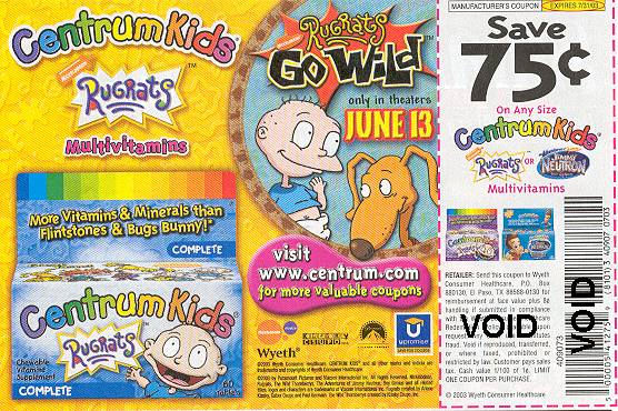 Rugrats go wild online burger king