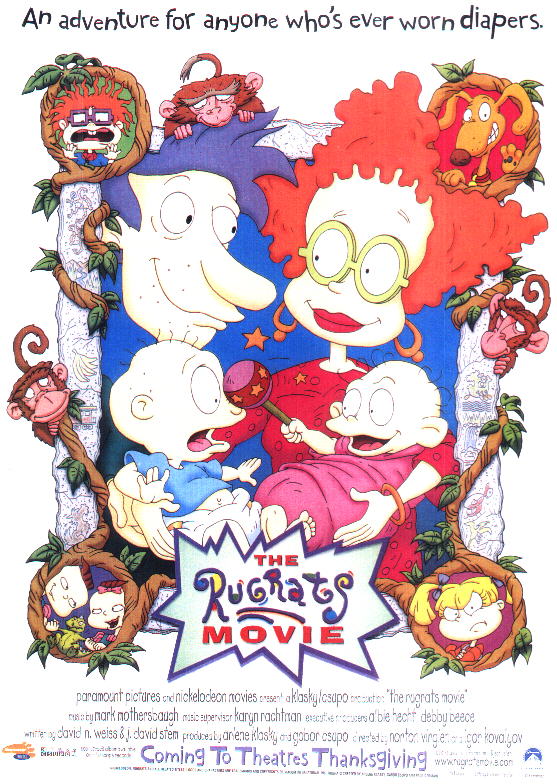 D/S 27x41 Animation FINAL original DS movie poster Rugrats The Movie