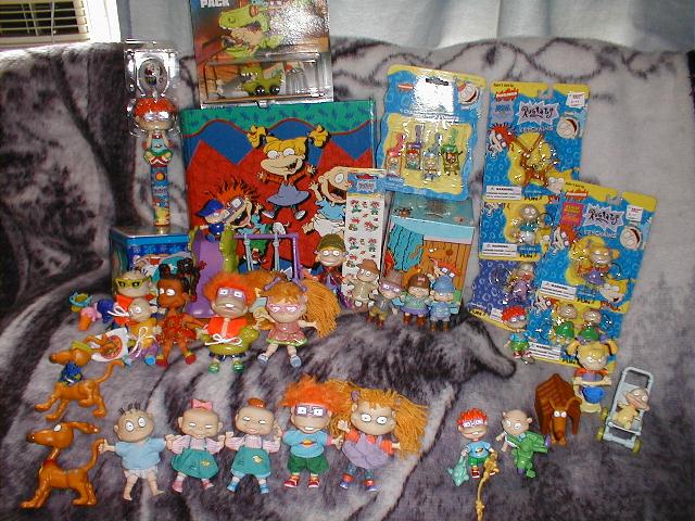 rugrats plush set